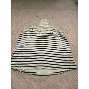 EUC Cami NYC Silk Striped Camisole